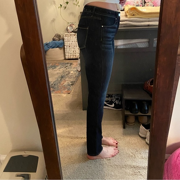 NWT WHBM Straight Leg Dark Denim Jeans - Picture 4 of 8